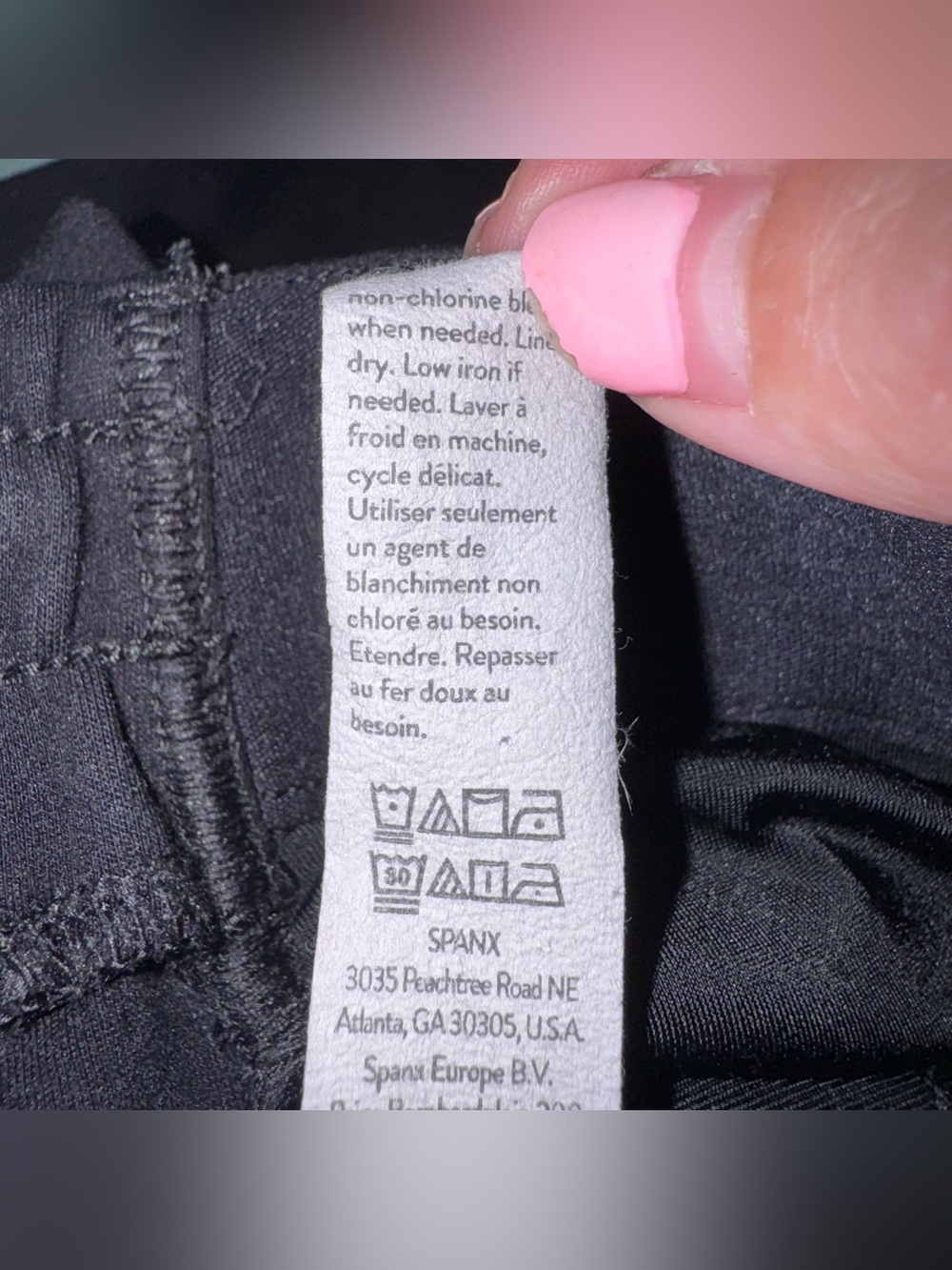 SPANX The Perfect Pant Black Ponte Pull-On Joggers Stretch Ankle #20350R Size L - Picture 15 of 16